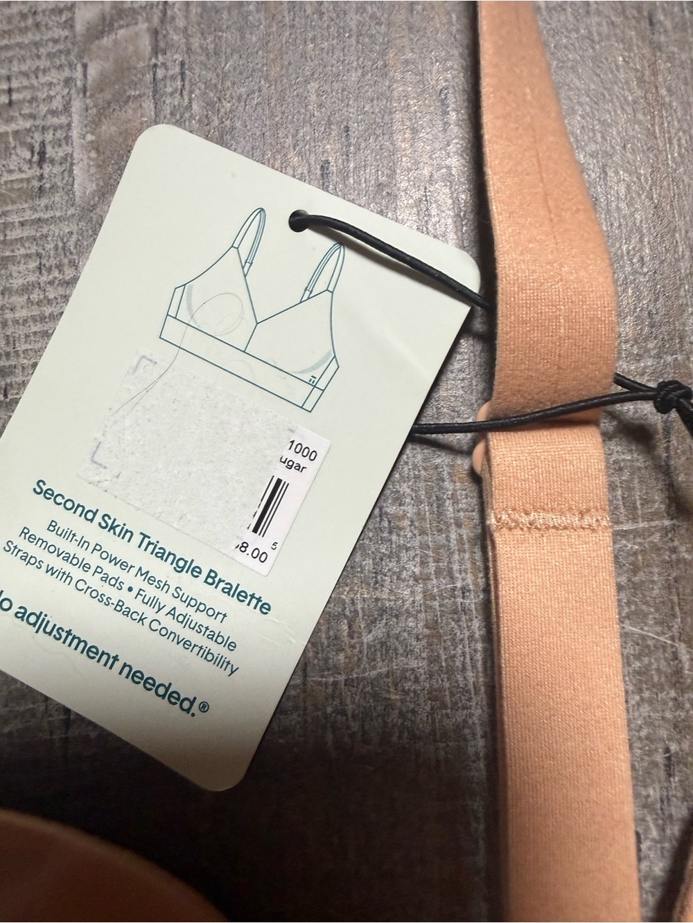 Tommy John NWT Second Skin Triangle Bralette size small. - Picture 3 of 8